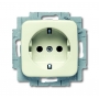 Busch-Jäger SCHUKO® socket insert, with int. erh. touch protection white 2013-0-4375