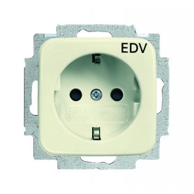 Busch-Jäger SCHUKO® socket insert, with int. erh. touch protection white 2013-0-5313