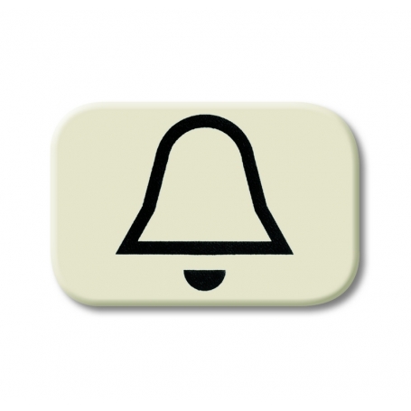 Busch-Jäger tlačidlo symbol, zvonček biely 1433-0-0432