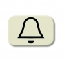 Busch-Jäger simbol gumba, "zvono" bijelo 1433-0-0432