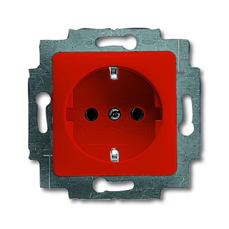Busch-Jäger SCHUKO® socket insert red 2011-0-2852
