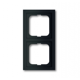 Busch-Jäger future® linear cover frame, 2x frame black matt 1754-0-4420