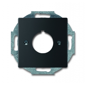 Busch-Jäger središnji disk, s potpornim prstenom mat crna 1724-0-4301