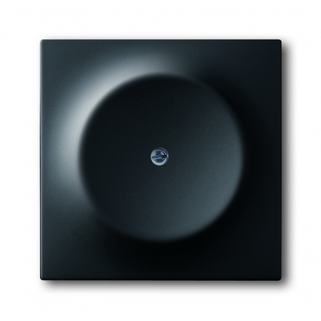 Busch-Jäger blind central disc, with support ring black matt 1753-0-0138