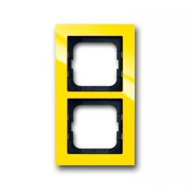Busch-Jäger cover frame, 2x frame yellow 1754-0-4335
