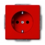 Busch-Jäger SCHUKO® umetak utičnice, s interno povećanom zaštitom od kontakta crvena 2013-0-5322