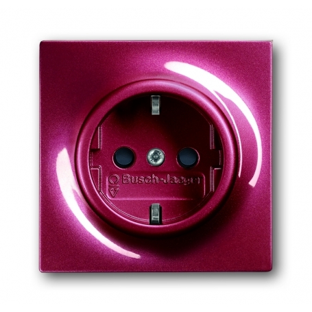 Busch-Jäger SCHUKO® socket insert brombeer 2011-0-3868
