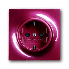 Busch-Jäger SCHUKO® socket insert, with int. erh