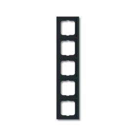 Busch-Jäger future® linear cover frame, 5x frame anthracite 1754-0-4244