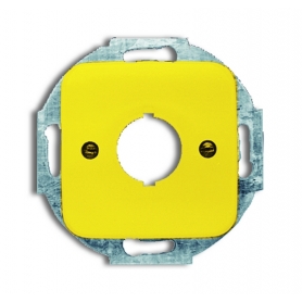 Busch-Jäger središnji disk, s potpornim prstenom, žuta 1724-0-2696