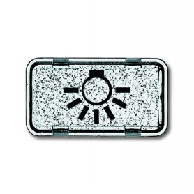 Busch-Jäger button symbol, light clear 1714-0-0260