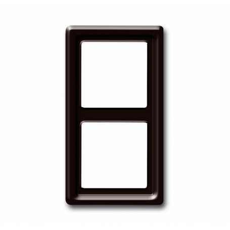 Busch-Jäger cover frame, 2x frame brown 1730-0-0277