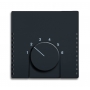 Busch-Jäger central disc, black matt for room temperature controller 1710-0-3907
