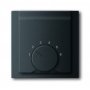 Busch-Jäger central disc, black matt for room temperature controller 1710-0-3917