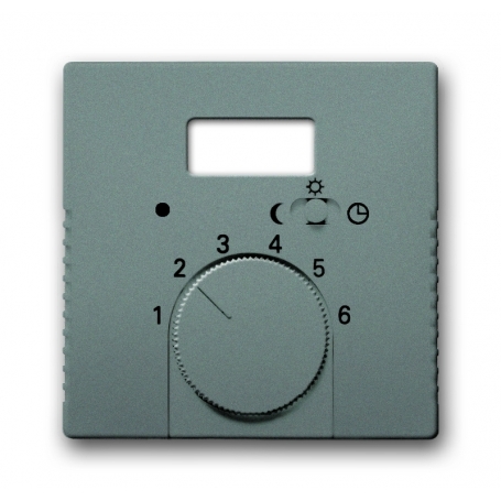 Disco central Busch-Jäger, para regulador de temperatura ambiente grismetallic 1710-0-3850
