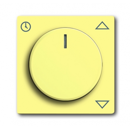 Disco central Busch-Jäger, con botón amarillo 6430-0-0361