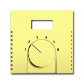 Busch-Jäger centrálny disk, pre regulátor teploty miestnosti žltý 1710-0-3829