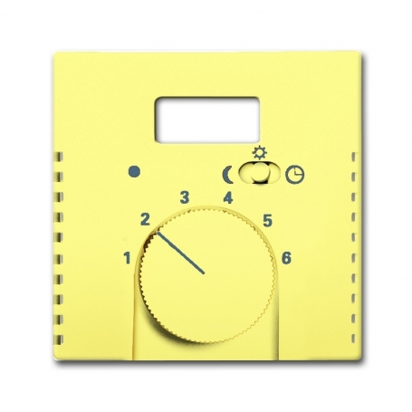 Busch-Jäger centrálny disk, pre regulátor teploty miestnosti žltý 1710-0-3830