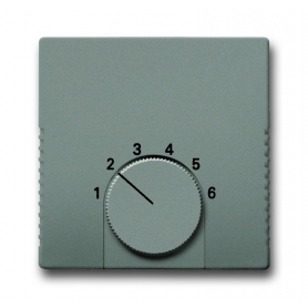 Busch-Jäger central disc, for room temperature regulator greymetallic 1710-0-3847
