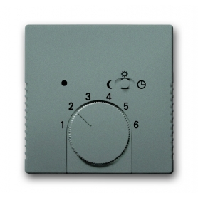 Disco central Busch-Jäger, para regulador de temperatura ambiente grismetallic 1710-0-3848