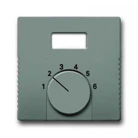 Busch-Jäger central disc, for room temperature regulator greymetallic 1710-0-3849