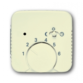 Disco central Busch-Jäger, para controlador de temperatura ambiente blanco 1710-0-3555