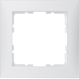 Berker 10119909 S1 frame 1x polar white matt