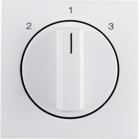 Berker 10848989 S1/B.x Central piece for 3-step switches polar white glossy