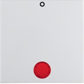 Berker 16248989 S1/B.x rocker s červenými objektívmi, polar biely lesk