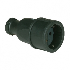 PCE 2520-S protective contact coupling Full rubber 16A IP20