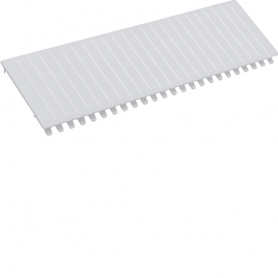 Hager S35S cover strip 12TE,breakable,219 mm, for 12PLE, RAL 9010