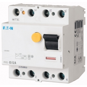 Eaton Disjoncteur de circuit FI PFIM-40/4/01-S/A-MW Disjoncteur de courant de panne A 40A/4 100mA 'S' 5kA 235467