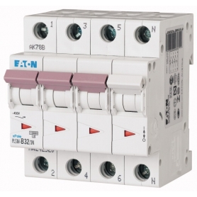 Eaton PLSM-C32/3N-MW Inštalacijski odklopnik 32A/3pol+N/C 242546