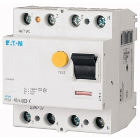 Eaton PFIM-40/4/003-XG/A FI áramkör-szakító A 40A/4 30mA 'XG/A' 3kA 235743