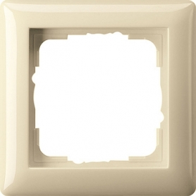 Gira 021101 Cover frame 1f Standard 55 Cream white