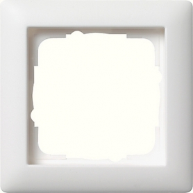 Gira 021104 Cover keret 1f Standard 55 tiszta fehér matt