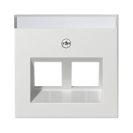 Gira 264027 Cover BSF Modular Jack 30° 2f System 55 Pure white m