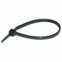 Haupa 262620 kábel kravata čierna odolnosť proti UV žiareniu 302x4, 8 mm (100 kusov)