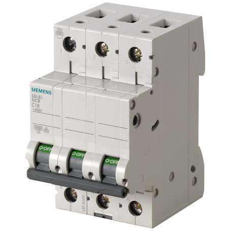 Siemens 5SL6306-6 LS switch 6kA 3-pin B6