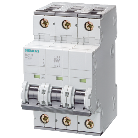 Siemens 5SY4302-7 LS switch 10kA 3-pole C2