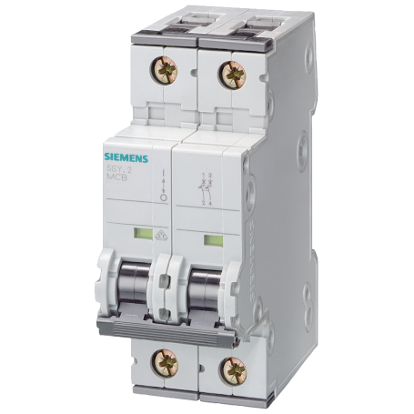 Siemens 5SY4502-7 LS switch 10kA 1+N-pol C2