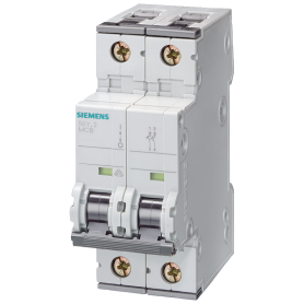 Siemens 5SY5206-7 LS switch 10kA 2-pole C6, All-current