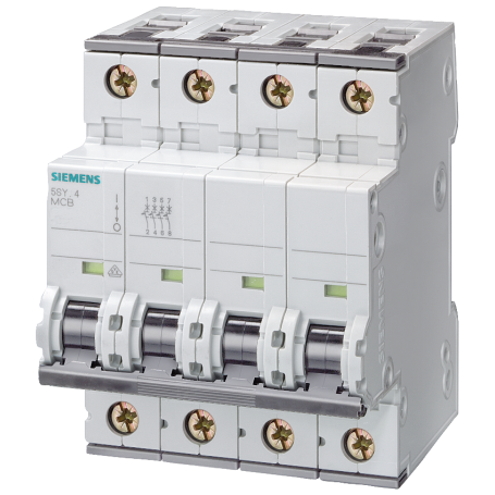 Siemens 5SY6640-7 LS switch 6kA 3+N-pol C40
