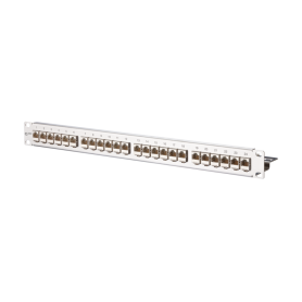 Metz Connect 130921-E E-DAT Module Patchpanel 19''' Kat.6A 24xRJ45 1HE stainless steel
