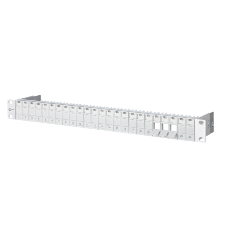Metz Connect 130920-00-E Patchpanel 19'' 24Port 1HE empty light grey (MA14)