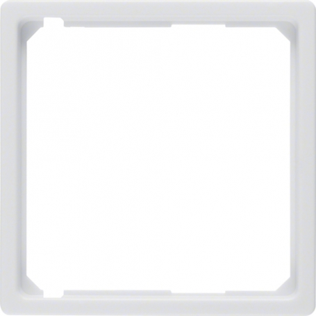 Berker 11096089 Intermediate ring for central plate Q1/3 polar white, including
