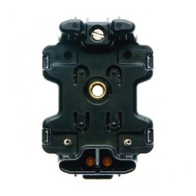 Berker 1680 Serijski LED priključek z N-Klem Modul vložki črna
