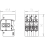 OBO BETTERMANN V25-B+C 3-PH900 CombiController V25 tres polos para fotovoltaico 900V 5097447