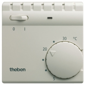 Theben T7060001 Raum-Thermostate, Anschl. für Temperaturabs., Schalter Heizung, Lampe