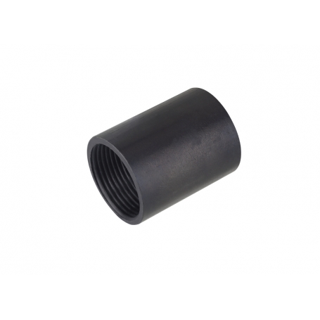 Fränkische SM-E 25 Brushed Steel Pipe Threaded Sleeve, black, 20250025, 50 pieces